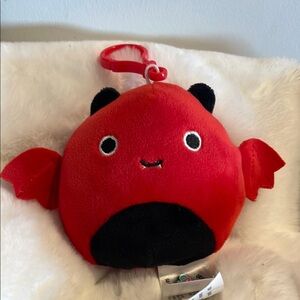 *Rare* Squishmallows Dante the Bat 3.5” Clip